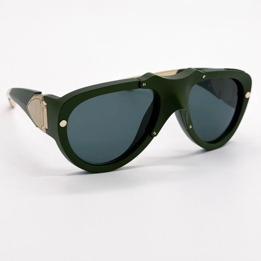 NEW BURBERRY SUNGLASSES GREEN UNISEX BE4433U 4138/71 BURBERRY BE4433U 413871